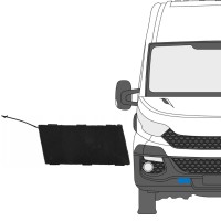 Fram stötfångarlock för Iveco Daily 2014-2019 / Höger 16239