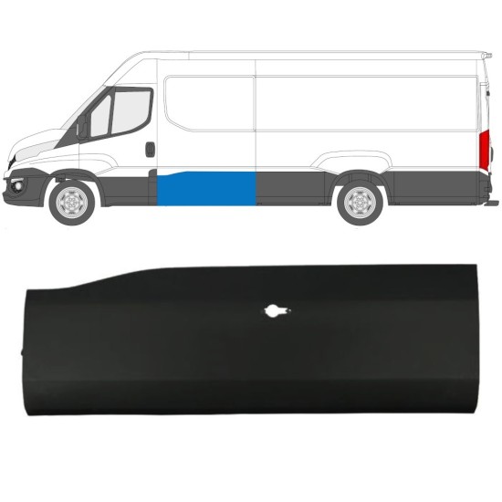 Prydnads Skyddslist sidovägg för Iveco Daily 2014-2019 / Vänster 16655