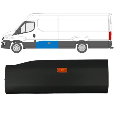 Fram skyddslister med lampa för Iveco Daily 2014-2019 / Vänster / Set 16657