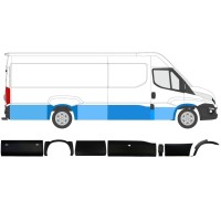 Prydnads skyddslister set för Iveco Daily 2014-2019 / Höger / 11981