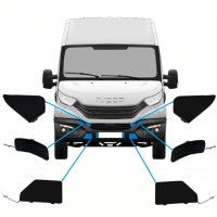 Fram stötfångarlock för Iveco Daily 2014-2016 / Set 10292