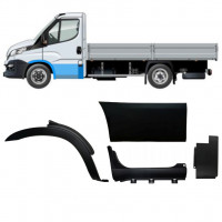 Prydnads Skyddslist sidovägg för Iveco Daily 2014-  Enkelhytt / Vänster / Set 12013