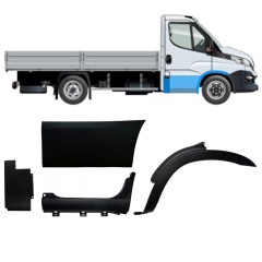 Prydnads Skyddslist sidovägg för Iveco Daily 2014-2019 / Höger / Set 12012