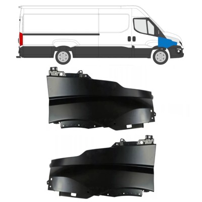 Fram skärm för Iveco Daily 2014-2019 / Vänster+Höger / Set 16156