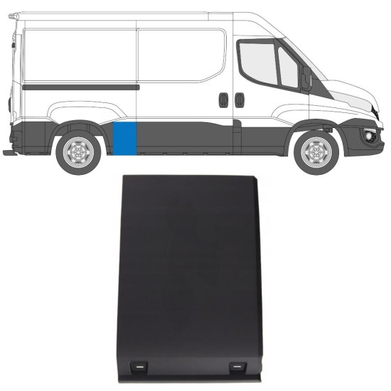 Prydnadslist stänkskärm list för Iveco Daily 2006-2016 / Höger 16661