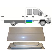 Inre + yttre bakdörr reparationspanel för Iveco Daily 1999-2014 / Vänster = Höger (symmetrisk) / Set 16174