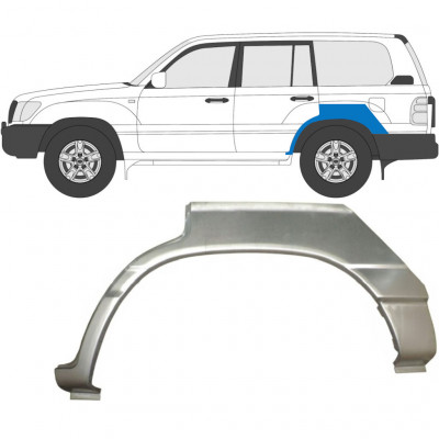 Sidovägg hjulhuskant för Toyota Land Cruiser 1998-2007 / Vänster 7055