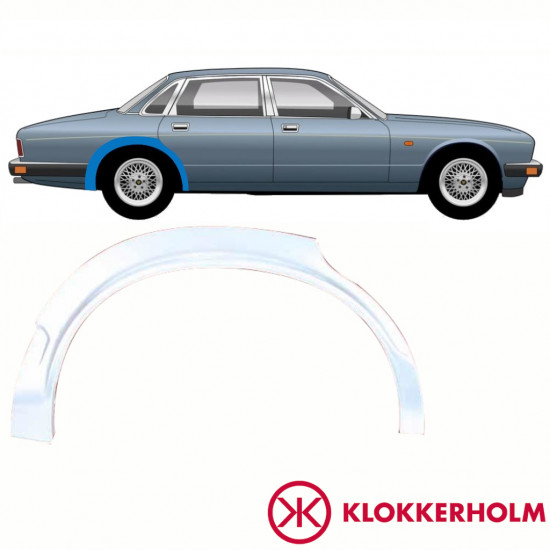 Sidovägg hjulhuskant för Jaguar XJ 1986-1994 / Höger 10745