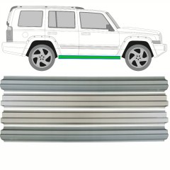 Reparationspanel för tröskel + inre tröskel reparationspanel för Jeep Commander 2005-2010 / Vänster = Höger (symmetrisk) / Set 10500