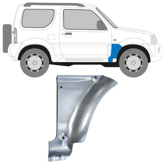Reparationspanel till framskärm för Suzuki Jimny 1998-2018 / Höger 15859