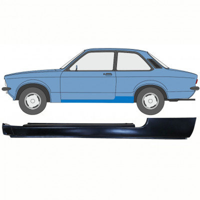 OPEL KADETT C 1973-1979 TRÖSKELPLÅT TILL / VÄNSTER