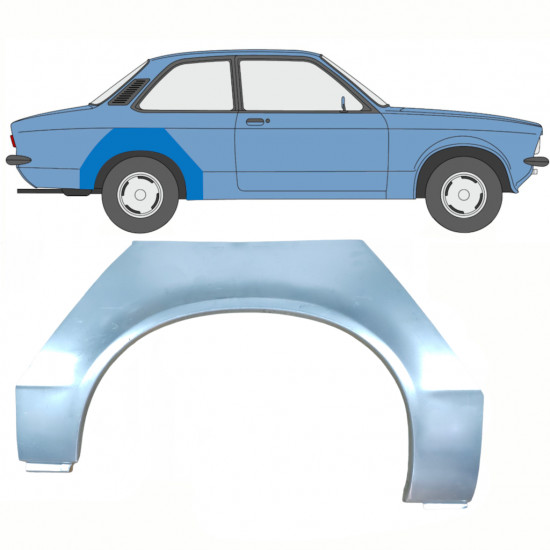 Sidovägg hjulhuskant för Opel Kadett C 1973-1979 / Höger 8784