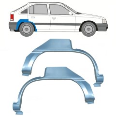 Sidovägg hjulhuskant för Opel Kadett E Astra 1984-1993 / Vänster+Höger / Set 16155