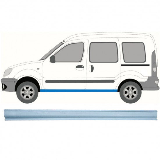 Tröskelplåt reparationspanel för Renault Kangoo 1997-2008 / Vänster 6978