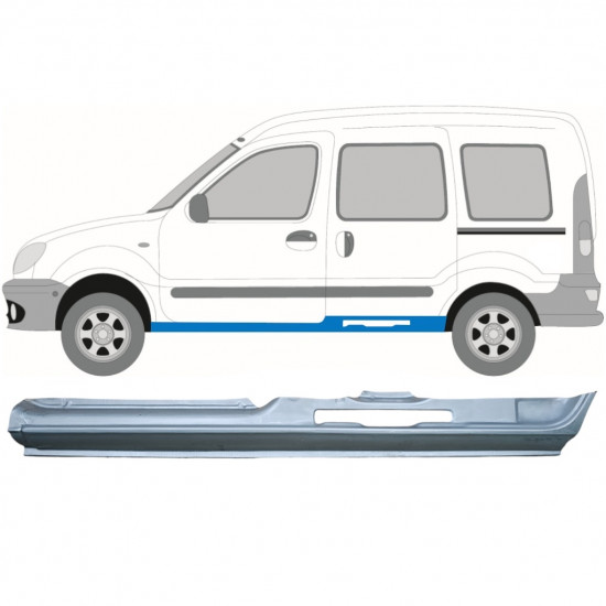 Tröskelplåt reparationspanel för Renault Kangoo 1997-2008 / Vänster 6975