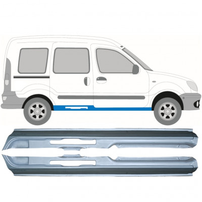 Tröskelplåt reparationspanel för Renault Kangoo 1997-2008 / Vänster+Höger / Set 9480