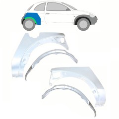 Inre + yttre bak skärm reparationspanel för Ford KA 1996-2008 / Set 10777