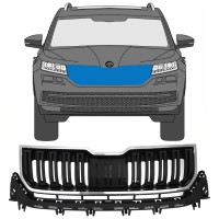 Grill för Skoda Kodiaq 2016-2023 / Set 7546