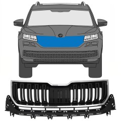 Grill för Skoda Kodiaq 2016-2023 / Set 7546
