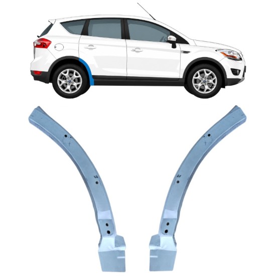 Fram del av bak skärm för Ford Kuga 2008-2013 / Vänster+Höger / Set 16936