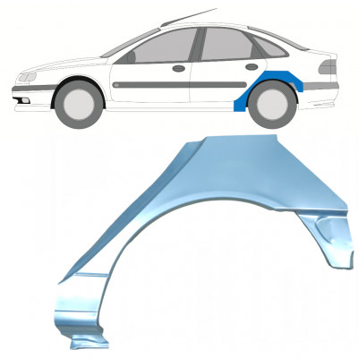 Sidovägg hjulhuskant för Renault Laguna 1994-2001 / Vänster 7932