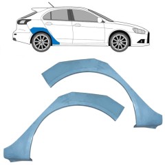 Sidovägg hjulhuskant för Mitsubishi Lancer 2007-2017 / Vänster+Höger / Set 10078