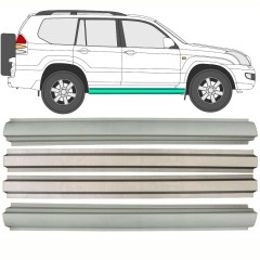 Reparationspanel för inre och yttre tröskel för Toyota Land Cruiser J120 2003-2010 / Vänster+Höger / Set 10083