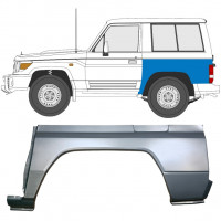 Sidovägg hjulhuskant för Toyota Land Cruiser 1984-1993 / Vänster 7057