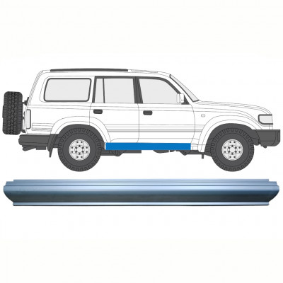 Tröskelplåt reparationspanel för Toyota Land Cruiser 1990-1996 / Vänster = Höger (symmetrisk) 8514