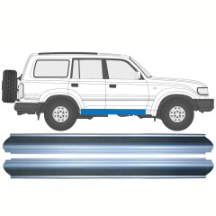 Tröskelplåt reparationspanel för Toyota Land Cruiser J80 1990-1996 / Vänster = Höger (symmetrisk) / Set 10242