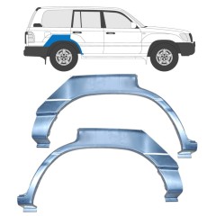 Sidovägg hjulhuskant för Toyota Land Cruiser J100 1998-2007 / Vänster+Höger / Set 9596