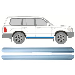 Tröskelplåt reparationspanel för Toyota Land Cruiser J100 1998-2007 / Vänster+Höger / Set 9690