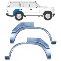Sidovägg hjulhuskant för Toyota Land Cruiser J60 1980-1990 / Vänster+Höger / Set 16147