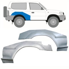 Sidovägg hjulhuskant för Toyota Land Cruiser J90 1996-2002 / Vänster+Höger / Set 10123