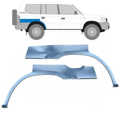 Sidovägg hjulhuskant för Toyota Land Cruiser J90 1996-2002 / Vänster+Höger / Set 9235
