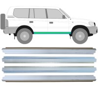 Reparationspanel för inre och yttre tröskel för Toyota Land Cruiser J90 1996-2002 / Vänster+Höger / Set 14854