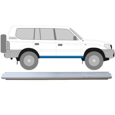 Tröskelplåt reparationspanel för Toyota Land Cruiser J90 1996-2002 / Vänster = Höger (symmetrisk) 14846