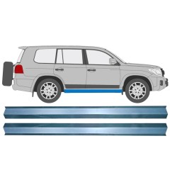 Inre tröskel reparationspanel för Toyota Land Cruiser V8 FJ200 2007- / Vänster = Höger (symmetrisk) / Set 10943