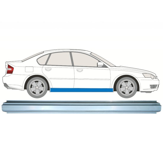 Tröskelplåt reparationspanel för Subaru Legacy 2003-2009 / Vänster = Höger (symmetrisk) / COMBI / SEDAN 16997