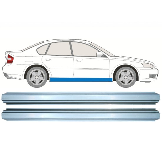 Tröskelplåt reparationspanel för Subaru Legacy 2003-2009 / Vänster+Höger / COMBI / SEDAN 16998