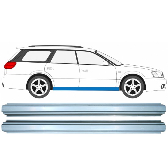Tröskelplåt reparationspanel för Subaru Legacy 1998-2004 / Vänster+Höger / COMBI / SEDAN / Set 11336