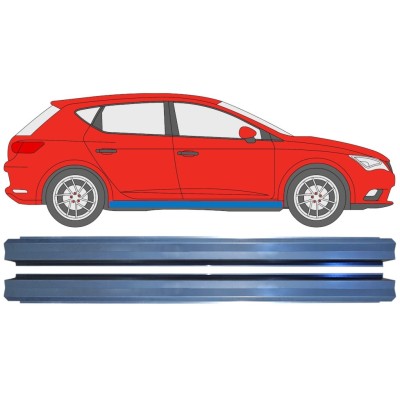 Inre tröskel reparationspanel för Seat Leon 2012-2020 / Vänster+Höger / Set 16986