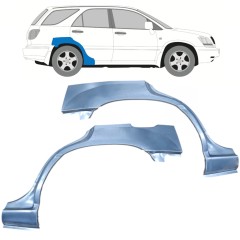 Sidovägg hjulhuskant för Lexus RX 1998-2003 / Vänster+Höger / Set 9947