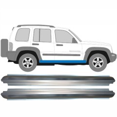 Tröskelplåt reparationspanel för Jeep Liberty 2001-2008 / Vänster+Höger / Set 11328