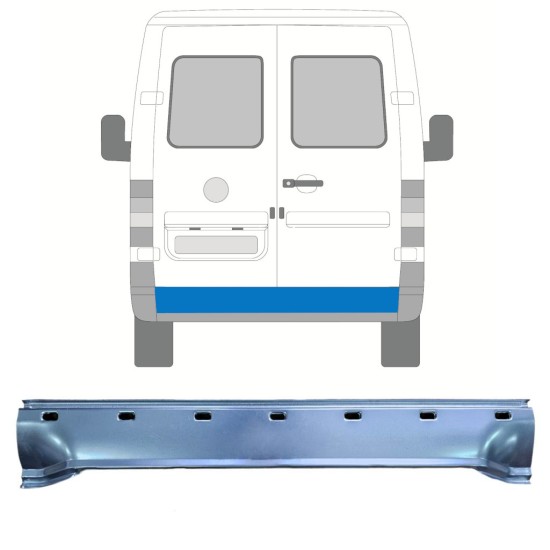 Bak reparationspanel för Volkswagen LT 1996-2005 16600