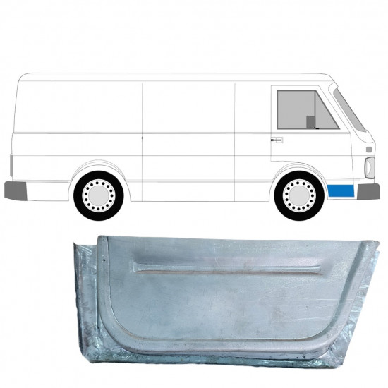 Inre fram dörrreparationspanel för Volkswagen LT 1975-1996 / Höger 7944