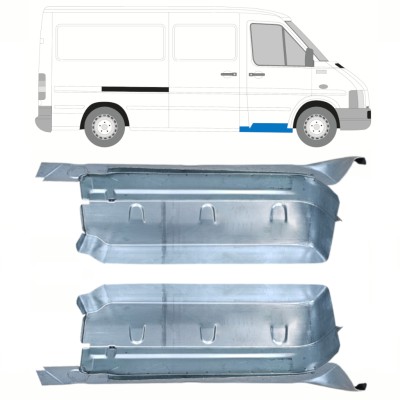 Fram steg reparationspanel med tröskel för Volkswagen LT 1996-2005 / Vänster+Höger 16567