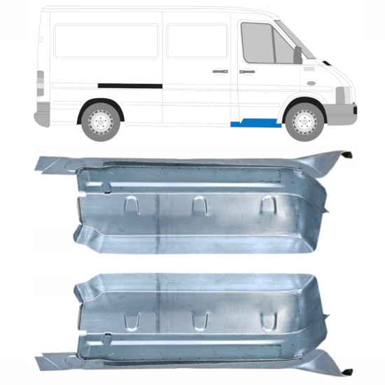 Fram steg reparationspanel med tröskel för Volkswagen LT 1996-2005 / Vänster+Höger 16567