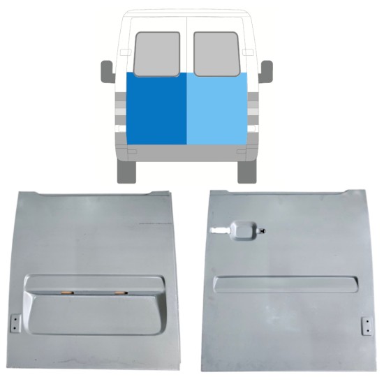 Reparationspanel för bakdörr för Volkswagen LT 1996-2005 / Vänster+Höger 16562