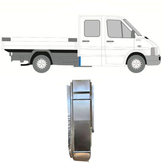 Bak hörn reparationspanel för Volkswagen LT 1996-2005 / Höger 16594